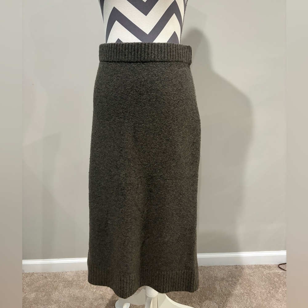 H&M Rhinestone-Button Cardigan & Skirt Set - Picture 8 of 12